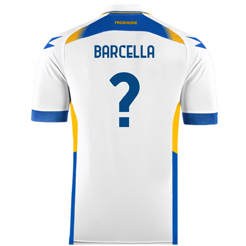 Danxen Barn Kevin Barcella #0 Vit Bortatröja Matchtröjor 2024/25 Tröjor T-Tröja