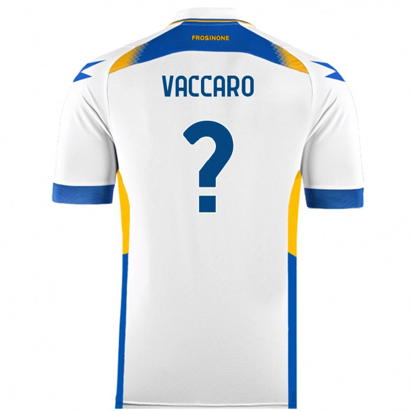 Danxen Barn Cristian Vaccaro #0 Vit Bortatröja Matchtröjor 2024/25 Tröjor T-Tröja