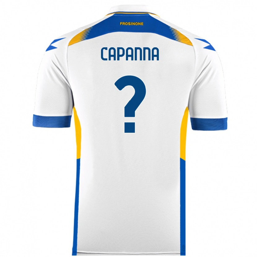 Danxen Barn Tommaso Capanna #0 Vit Bortatröja Matchtröjor 2024/25 Tröjor T-Tröja