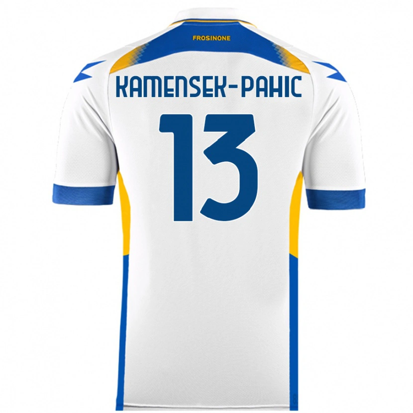 Danxen Barn Matjaz Kamensek-Pahic #13 Vit Bortatröja Matchtröjor 2024/25 Tröjor T-Tröja