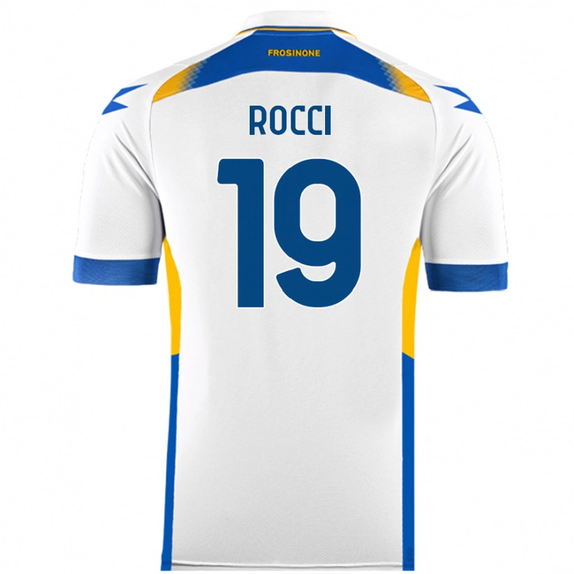 Danxen Barn Valerio Rocci #19 Vit Bortatröja Matchtröjor 2024/25 Tröjor T-Tröja
