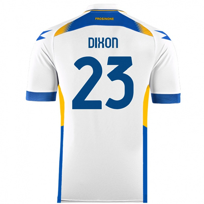 Danxen Barn Damar Dixon #23 Vit Bortatröja Matchtröjor 2024/25 Tröjor T-Tröja