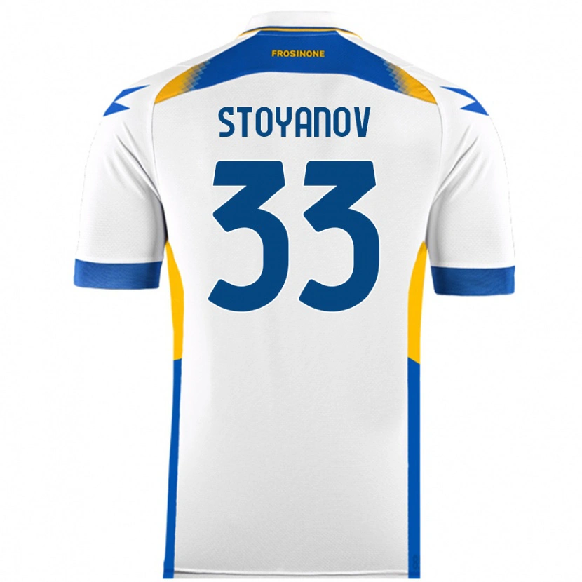 Danxen Barn Steliyan Stoyanov #33 Vit Bortatröja Matchtröjor 2024/25 Tröjor T-Tröja