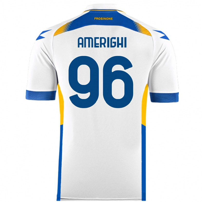 Danxen Barn Igor Amerighi #96 Vit Bortatröja Matchtröjor 2024/25 Tröjor T-Tröja