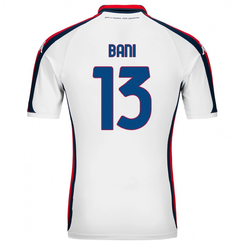 Danxen Barn Mattia Bani #13 Vit Bortatröja Matchtröjor 2024/25 Tröjor T-Tröja