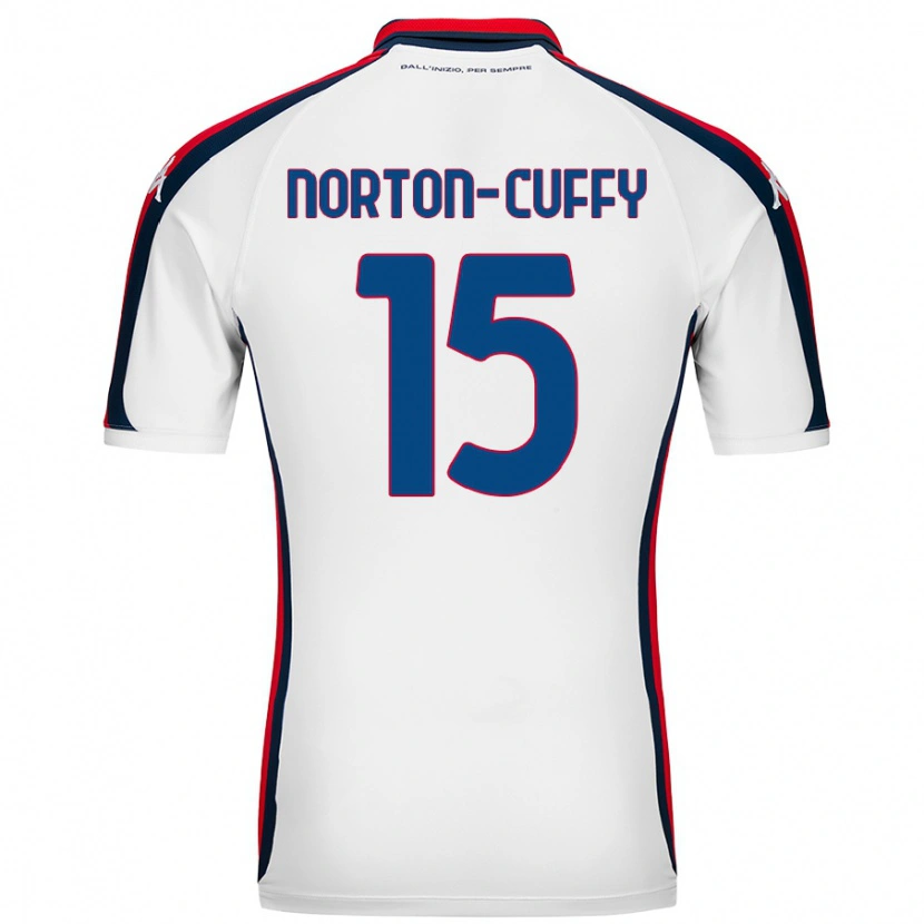 Danxen Barn Brooke Norton-Cuffy #15 Vit Bortatröja Matchtröjor 2024/25 Tröjor T-Tröja