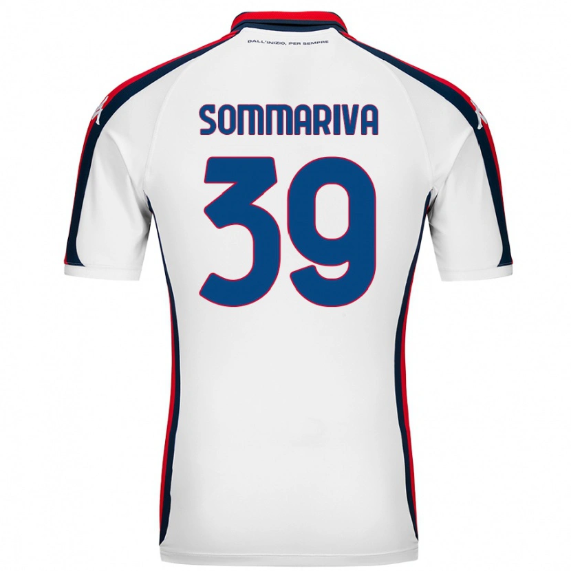 Danxen Barn Daniele Sommariva #39 Vit Bortatröja Matchtröjor 2024/25 Tröjor T-Tröja