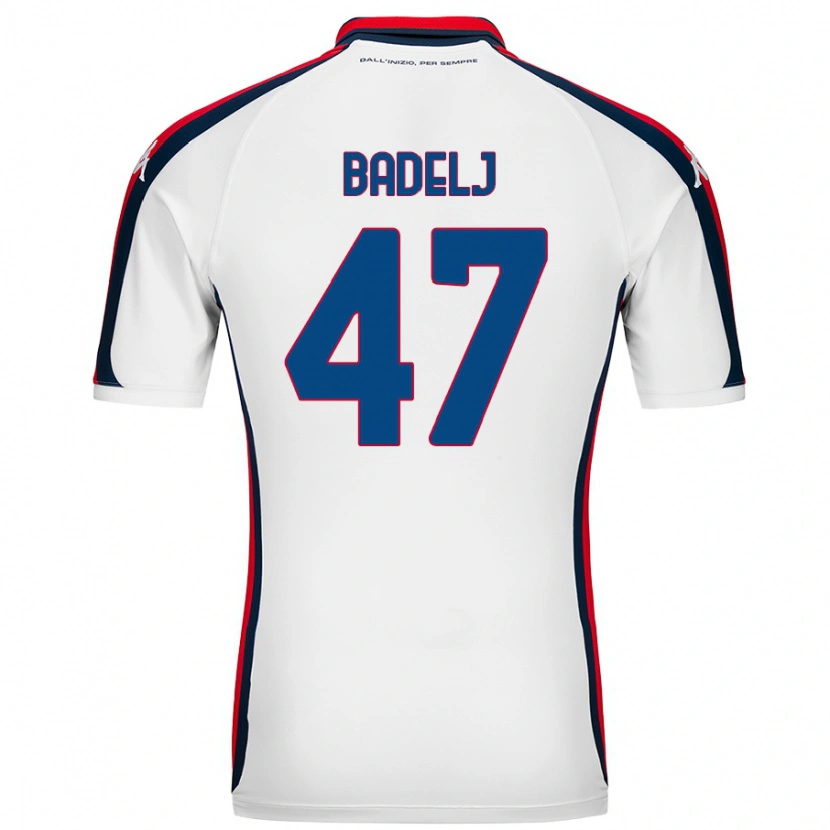Danxen Barn Milan Badelj #47 Vit Bortatröja Matchtröjor 2024/25 Tröjor T-Tröja