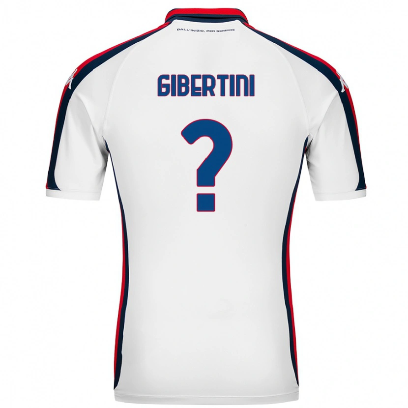 Danxen Barn Matteo Gibertini #0 Vit Bortatröja Matchtröjor 2024/25 Tröjor T-Tröja