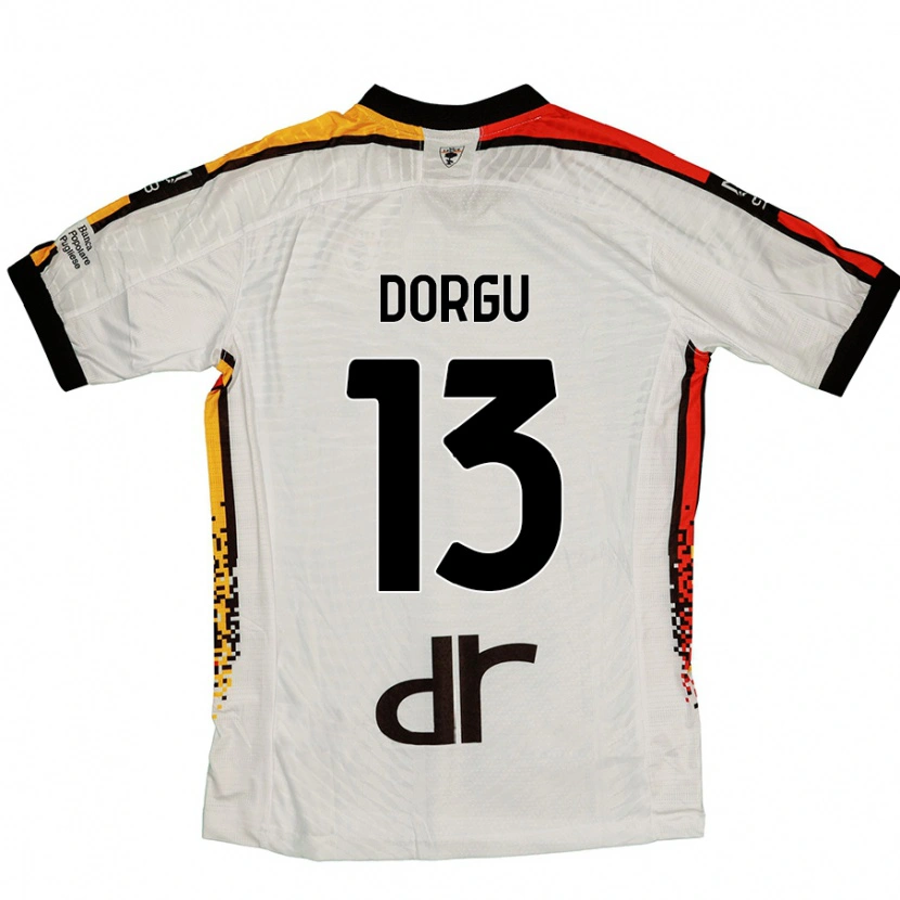 Danxen Barn Patrick Dorgu #13 Vit Svart Bortatröja Matchtröjor 2024/25 Tröjor T-Tröja