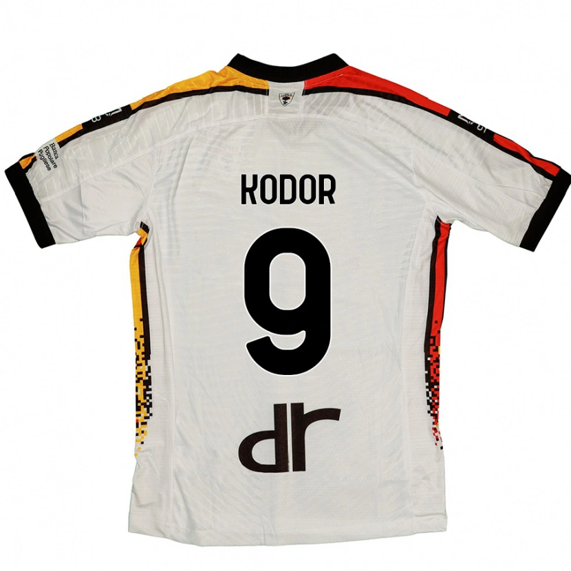 Danxen Barn Jason Kodor #9 Vit Svart Bortatröja Matchtröjor 2024/25 Tröjor T-Tröja