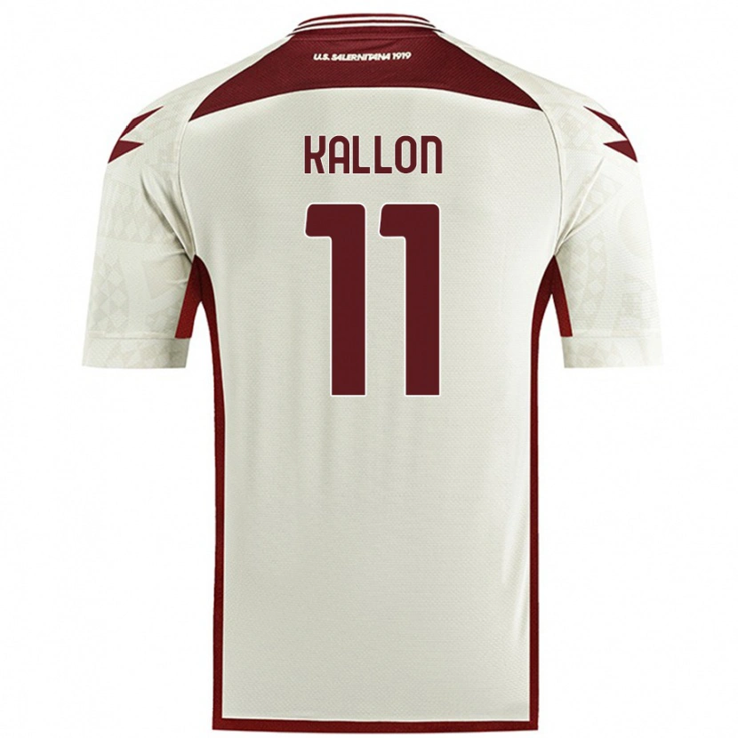 Danxen Barn Yayah Kallon #11 Krämfärg Bortatröja Matchtröjor 2024/25 Tröjor T-Tröja