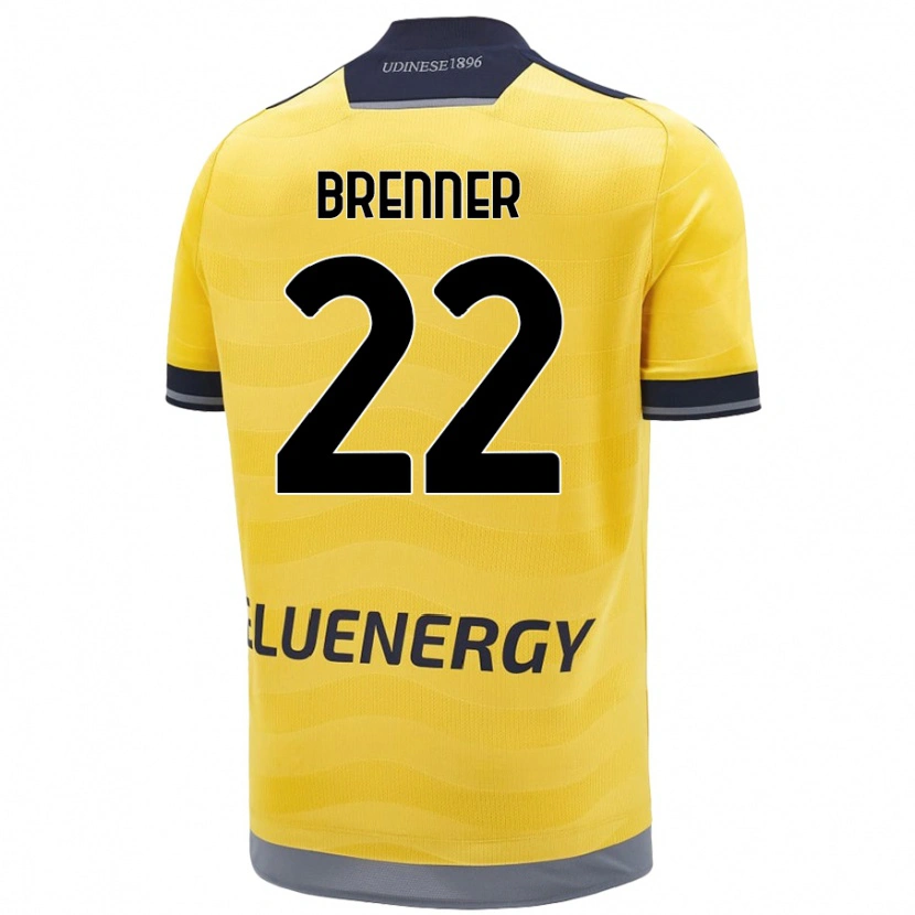 Danxen Barn Brenner #22 Gyllene Bortatröja Matchtröjor 2024/25 Tröjor T-Tröja