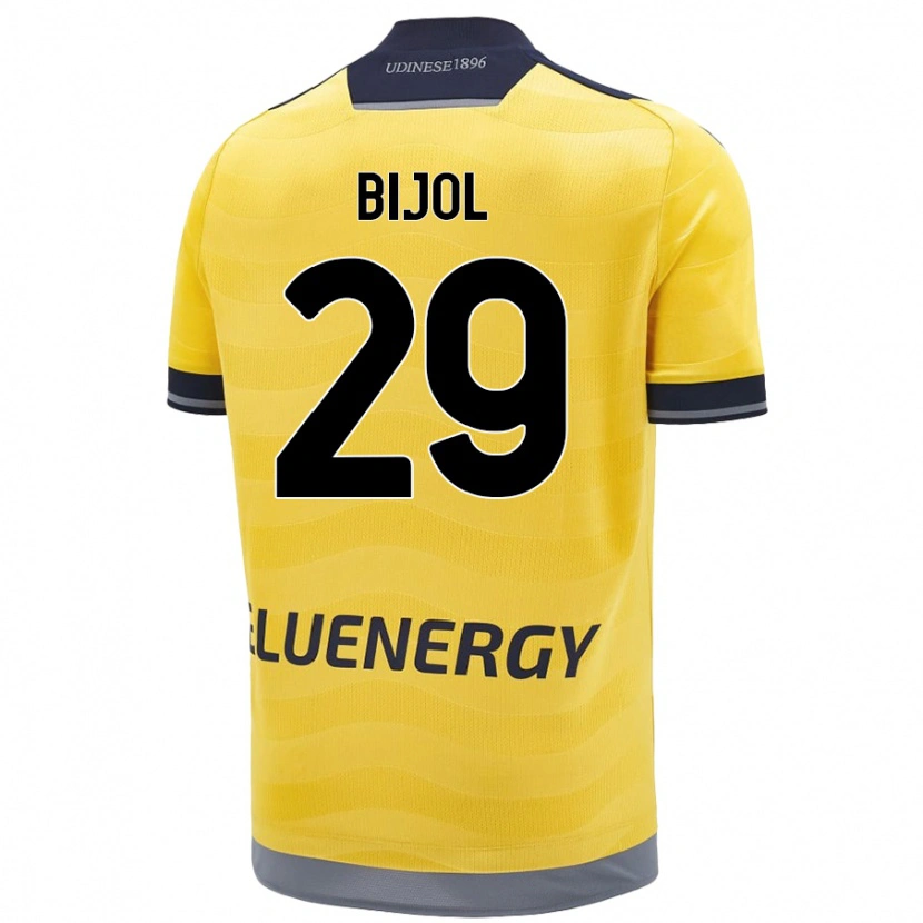 Danxen Barn Jaka Bijol #29 Gyllene Bortatröja Matchtröjor 2024/25 Tröjor T-Tröja