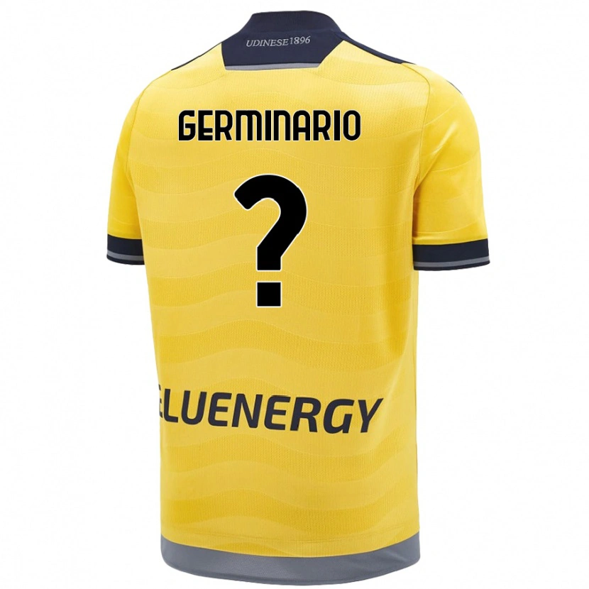 Danxen Barn Mattia Germinario #0 Gyllene Bortatröja Matchtröjor 2024/25 Tröjor T-Tröja