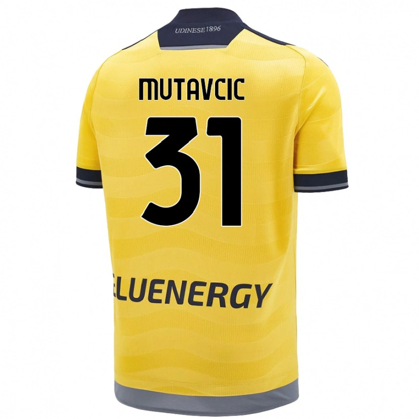 Danxen Barn Jan Mutavcic #31 Gyllene Bortatröja Matchtröjor 2024/25 Tröjor T-Tröja