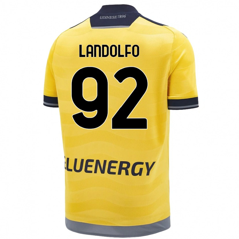Danxen Barn Tommaso Landolfo #92 Gyllene Bortatröja Matchtröjor 2024/25 Tröjor T-Tröja