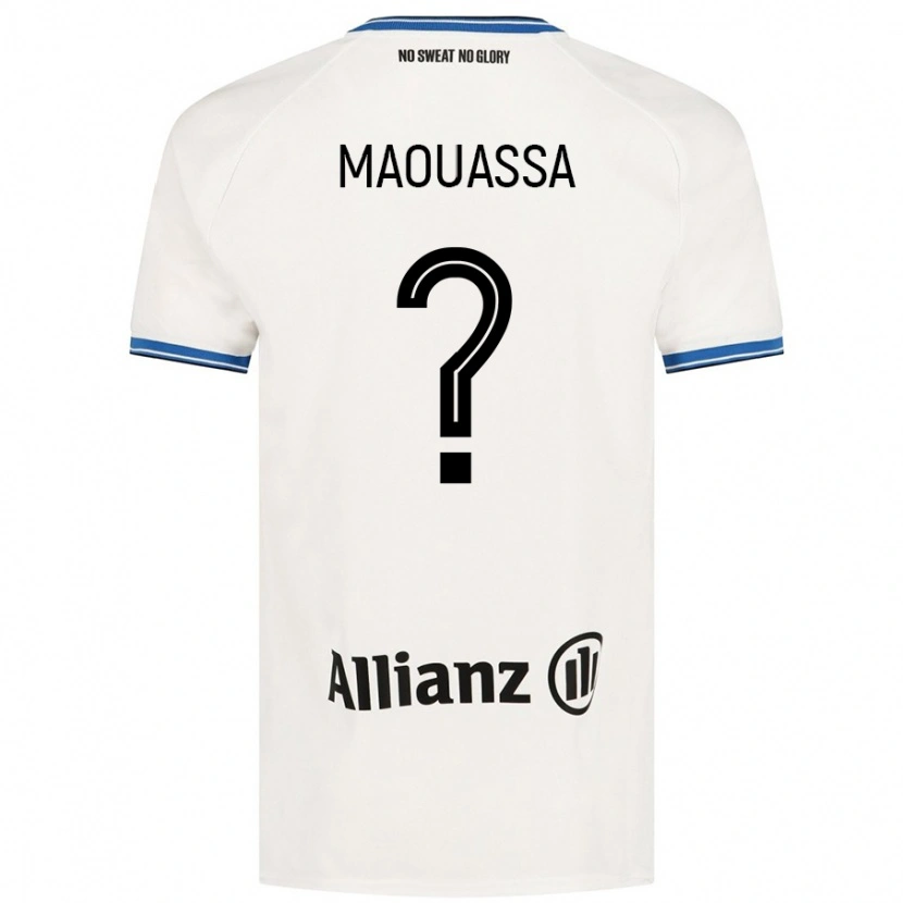 Danxen Barn Faitout Maouassa #0 Vit Bortatröja Matchtröjor 2024/25 Tröjor T-Tröja