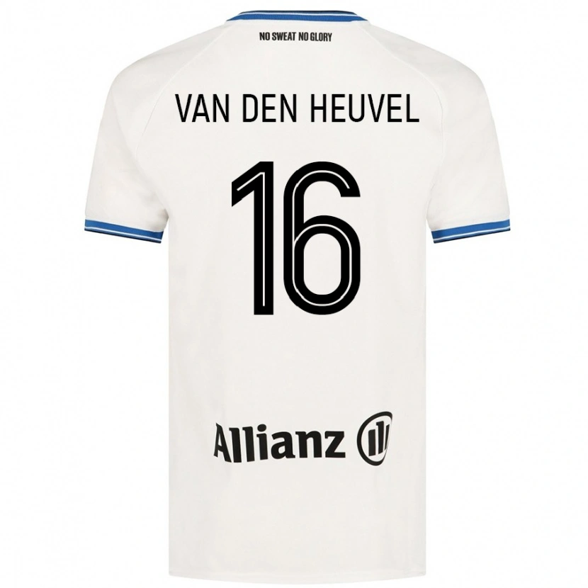 Danxen Barn Dani Van Den Heuvel #16 Vit Bortatröja Matchtröjor 2024/25 Tröjor T-Tröja