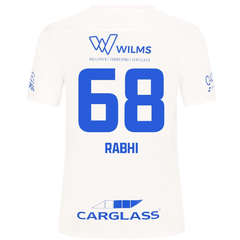 Danxen Barn Ayman Rabhi #68 Vit Bortatröja Matchtröjor 2024/25 Tröjor T-Tröja