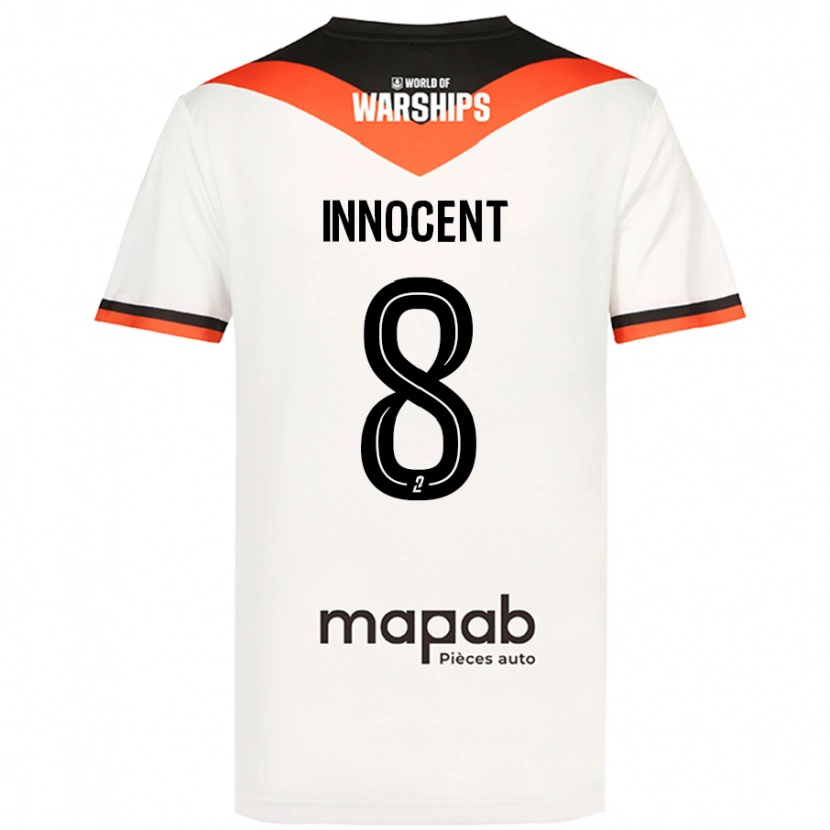Danxen Barn Bonke Innocent #8 Vit Bortatröja Matchtröjor 2024/25 Tröjor T-Tröja