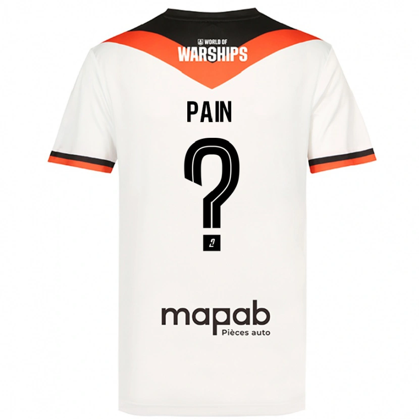 Danxen Barn Ilan Pain #0 Vit Bortatröja Matchtröjor 2024/25 Tröjor T-Tröja