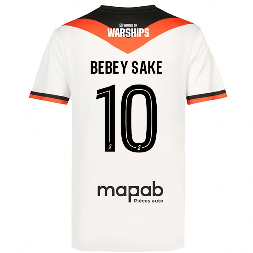 Danxen Barn Mattéo Bebey Sake #10 Vit Bortatröja Matchtröjor 2024/25 Tröjor T-Tröja