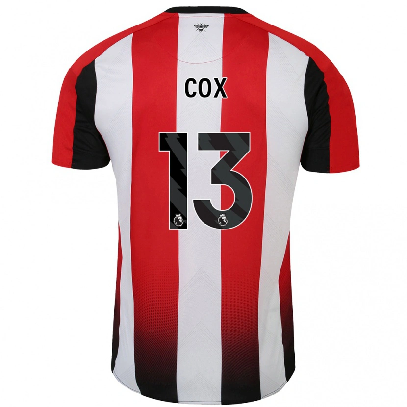Danxen Män Matthew Cox #13 Röd Vit Hemmatröja Matchtröjor 2024/25 Tröjor T-Tröja