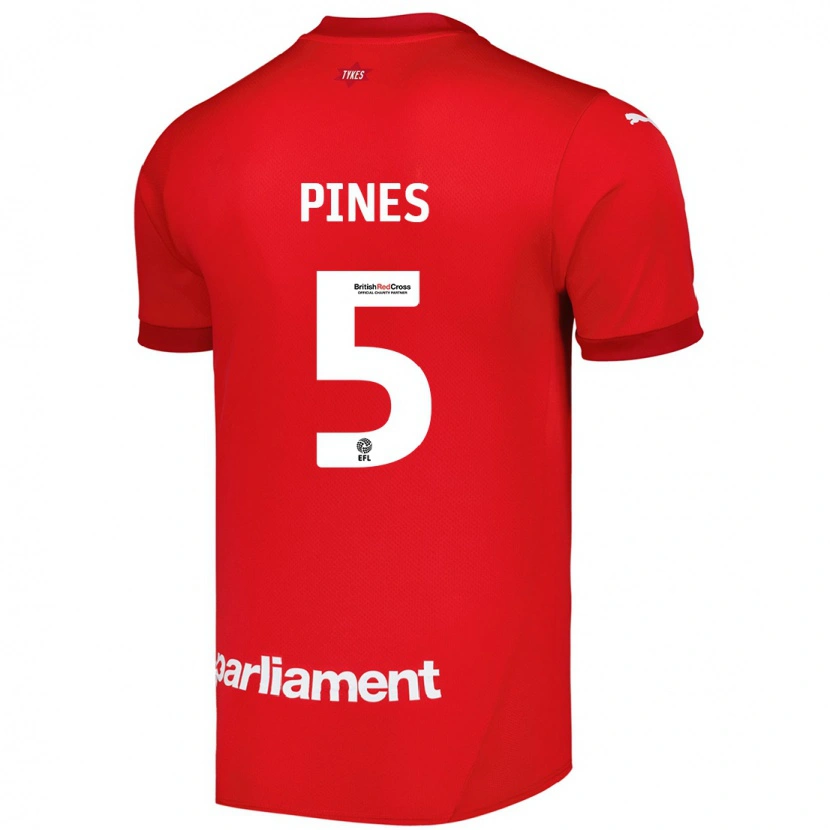 Danxen Män Donovan Pines #5 Röd Hemmatröja Matchtröjor 2024/25 Tröjor T-Tröja