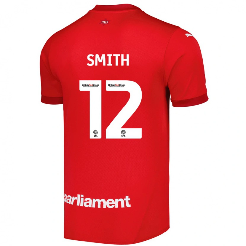 Danxen Män Jackson Smith #12 Röd Hemmatröja Matchtröjor 2024/25 Tröjor T-Tröja