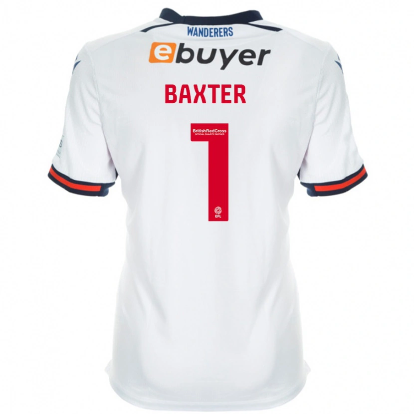 Danxen Män Nathan Baxter #1 Vit Hemmatröja Matchtröjor 2024/25 Tröjor T-Tröja