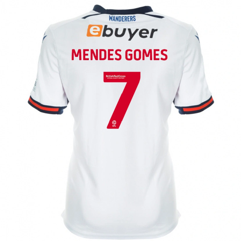 Danxen Män Carlos Mendes #7 Vit Hemmatröja Matchtröjor 2024/25 Tröjor T-Tröja