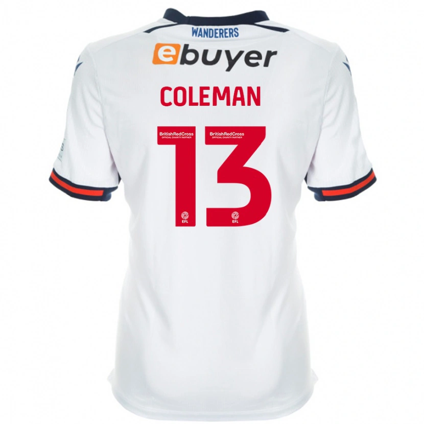 Danxen Män Joel Coleman #13 Vit Hemmatröja Matchtröjor 2024/25 Tröjor T-Tröja