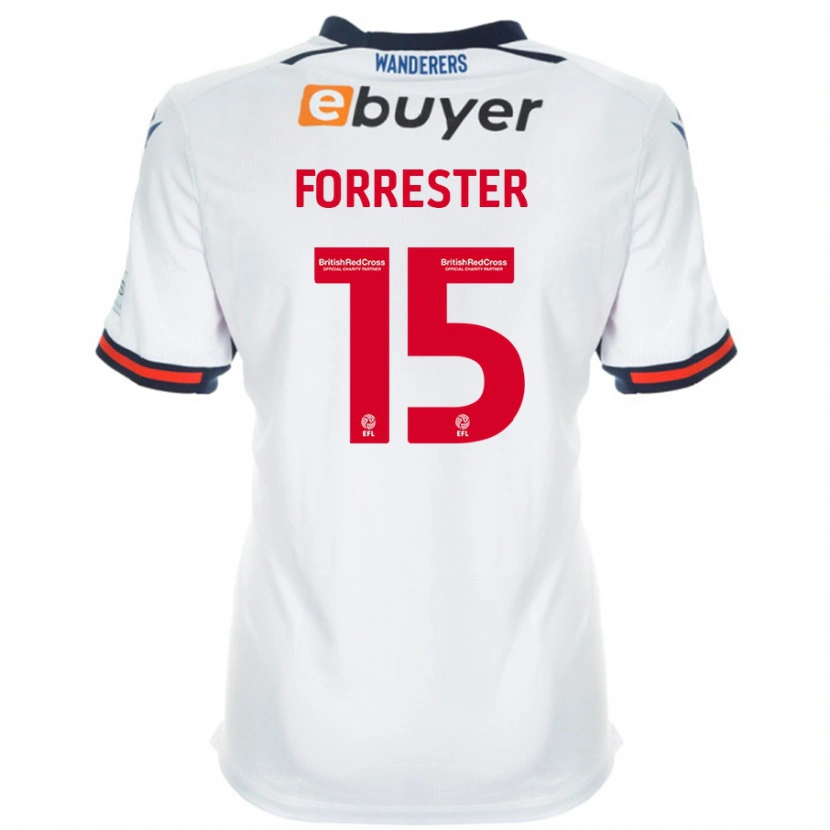 Danxen Män Will Forrester #15 Vit Hemmatröja Matchtröjor 2024/25 Tröjor T-Tröja