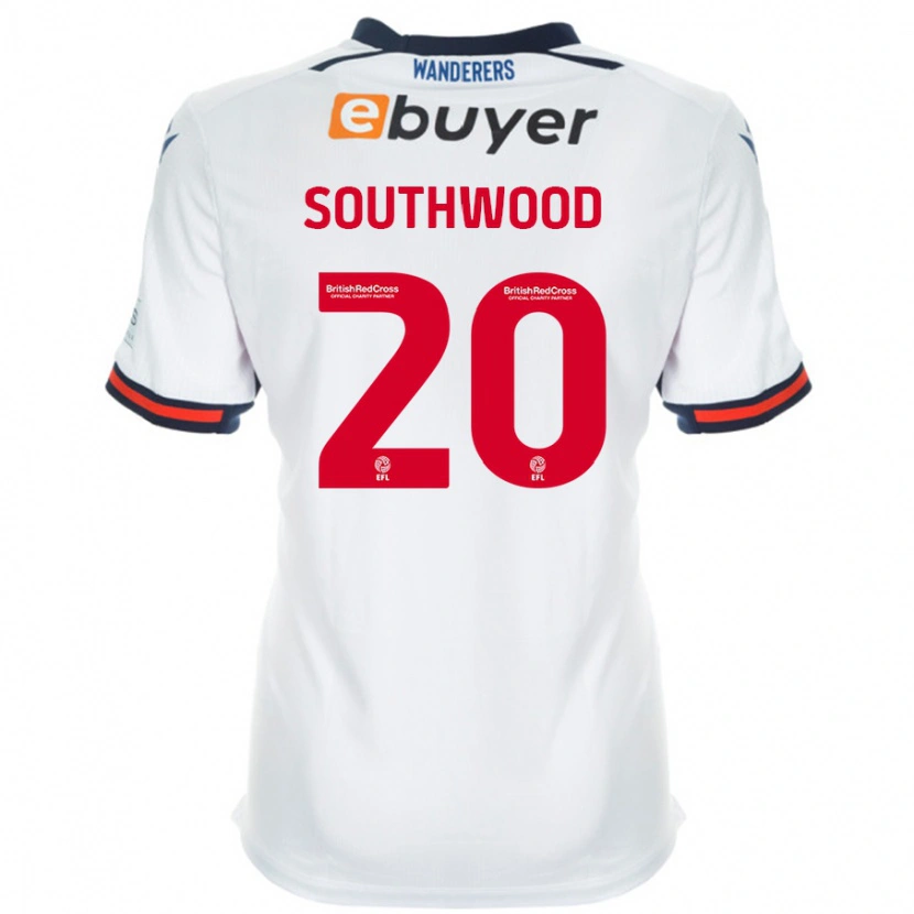 Danxen Män Luke Southwood #20 Vit Hemmatröja Matchtröjor 2024/25 Tröjor T-Tröja