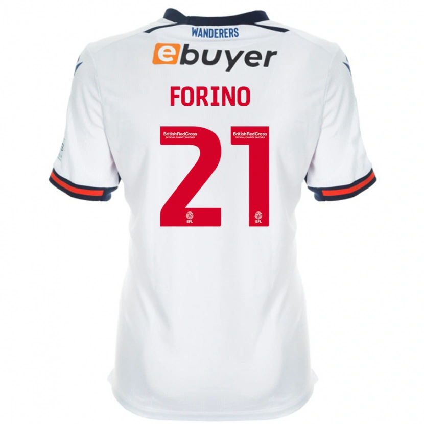 Danxen Män Chris Forino #21 Vit Hemmatröja Matchtröjor 2024/25 Tröjor T-Tröja