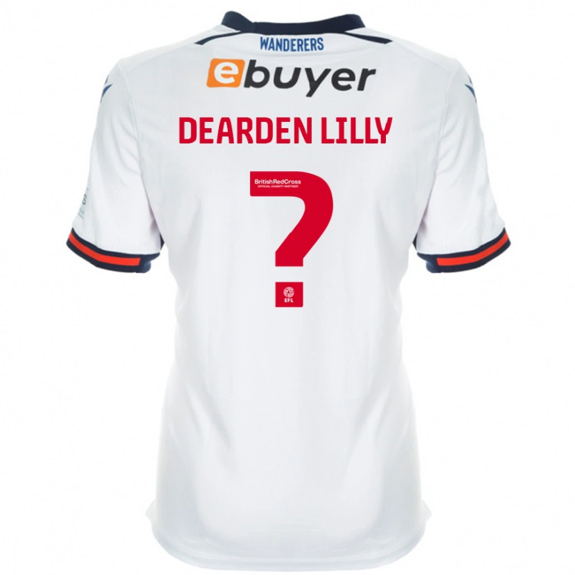 Danxen Män Jessica Dearden-Lilly #0 Vit Hemmatröja Matchtröjor 2024/25 Tröjor T-Tröja
