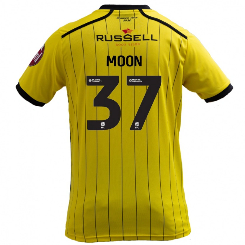 Danxen Män Jasper Moon #37 Gul Hemmatröja Matchtröjor 2024/25 Tröjor T-Tröja