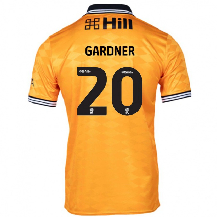 Danxen Män Gary Gardner #20 Orange Hemmatröja Matchtröjor 2024/25 Tröjor T-Tröja