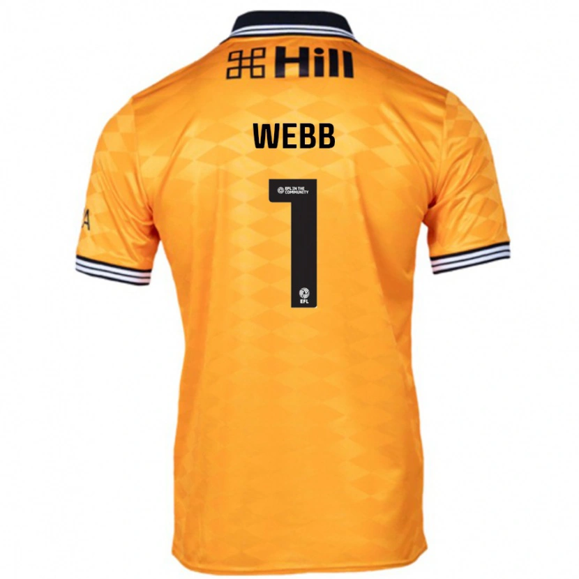 Danxen Män Lauren Webb #1 Orange Hemmatröja Matchtröjor 2024/25 Tröjor T-Tröja