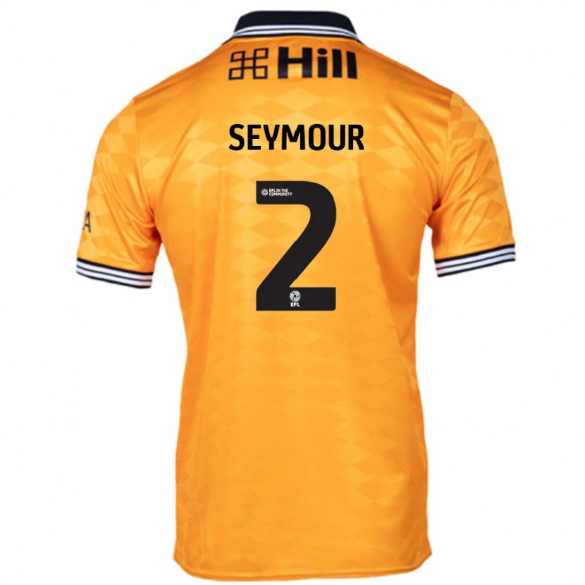 Danxen Män Mayzee Seymour #2 Orange Hemmatröja Matchtröjor 2024/25 Tröjor T-Tröja