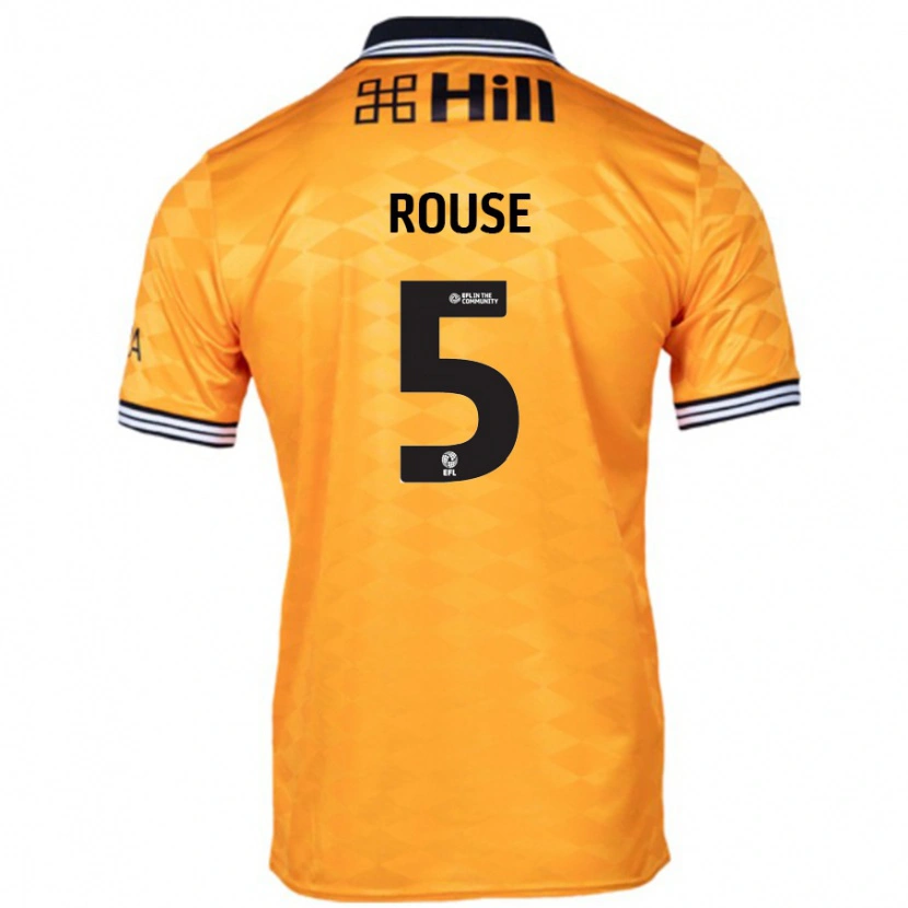 Danxen Män Lauren Rouse #5 Orange Hemmatröja Matchtröjor 2024/25 Tröjor T-Tröja