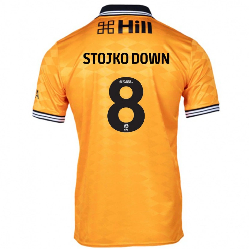 Danxen Män Alysha Stojko-Down #8 Orange Hemmatröja Matchtröjor 2024/25 Tröjor T-Tröja