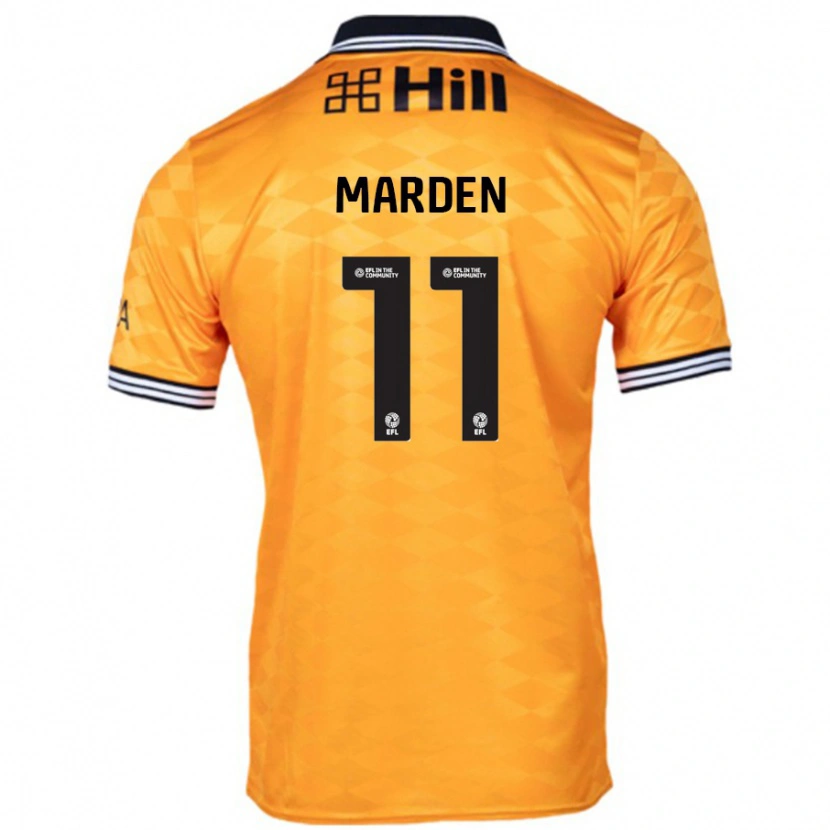 Danxen Män Ella Marden #11 Orange Hemmatröja Matchtröjor 2024/25 Tröjor T-Tröja
