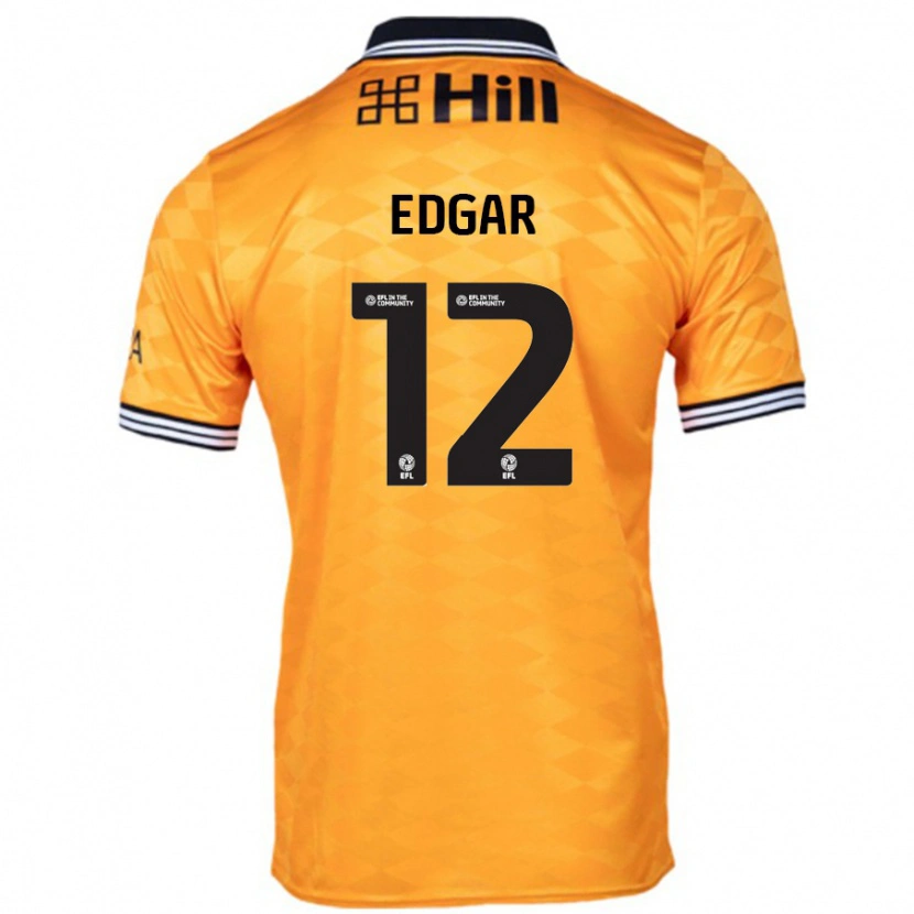 Danxen Män Sammy Edgar #12 Orange Hemmatröja Matchtröjor 2024/25 Tröjor T-Tröja