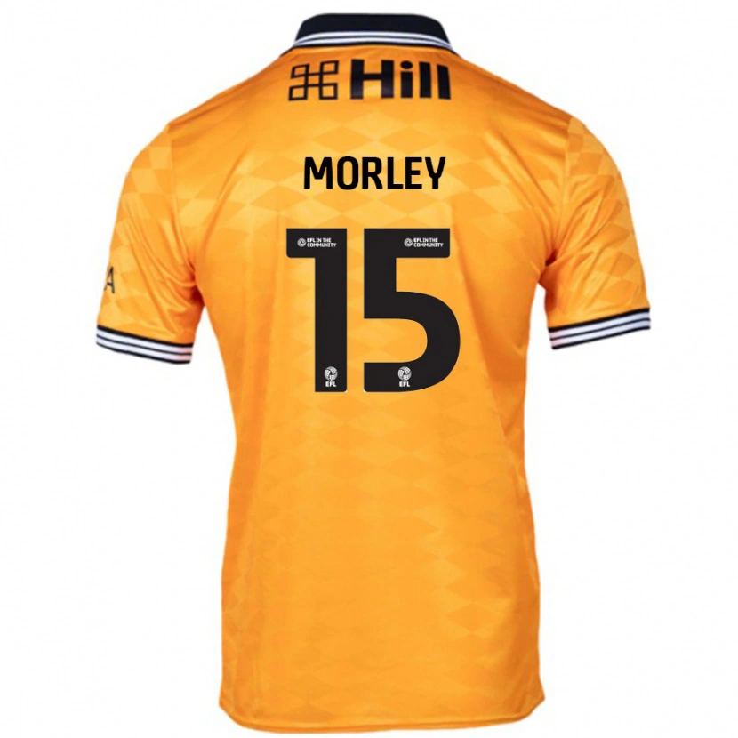Danxen Män Jess Morley #15 Orange Hemmatröja Matchtröjor 2024/25 Tröjor T-Tröja