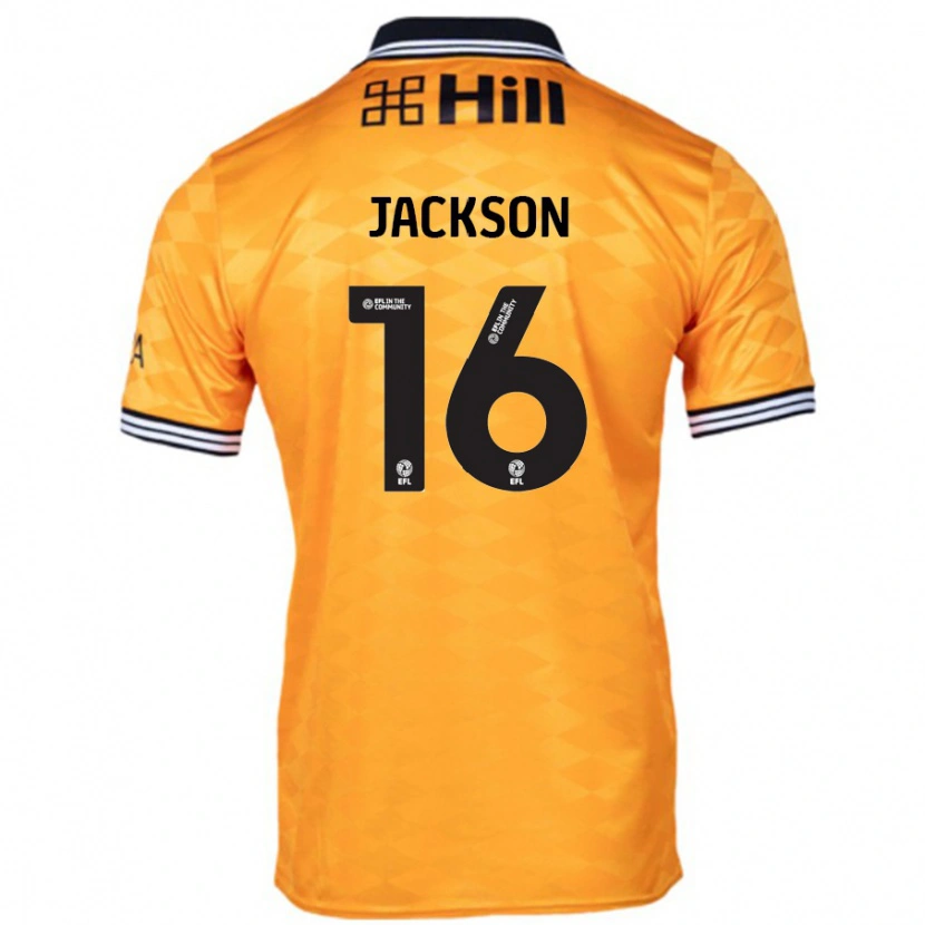 Danxen Män Abbie Jackson #16 Orange Hemmatröja Matchtröjor 2024/25 Tröjor T-Tröja