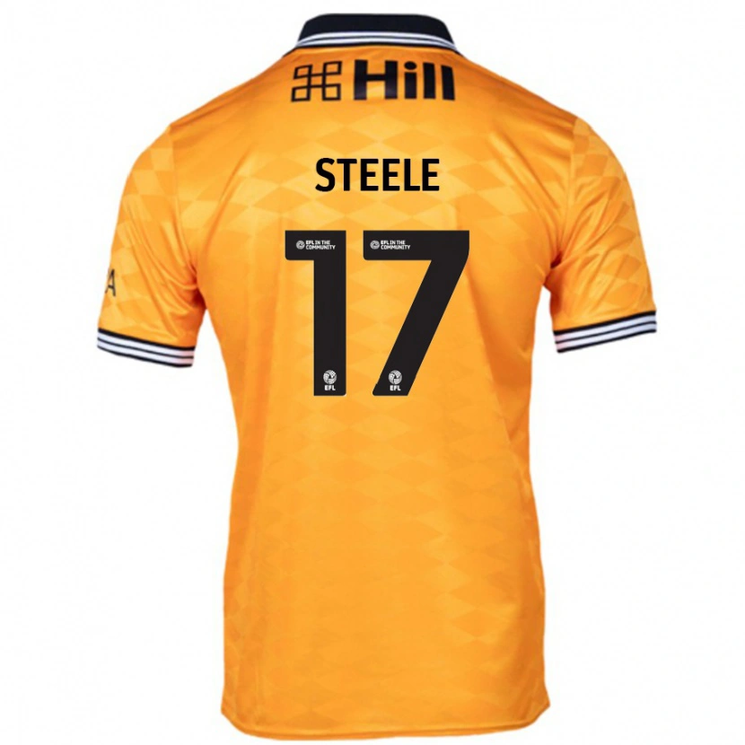 Danxen Män Fran Steele #17 Orange Hemmatröja Matchtröjor 2024/25 Tröjor T-Tröja