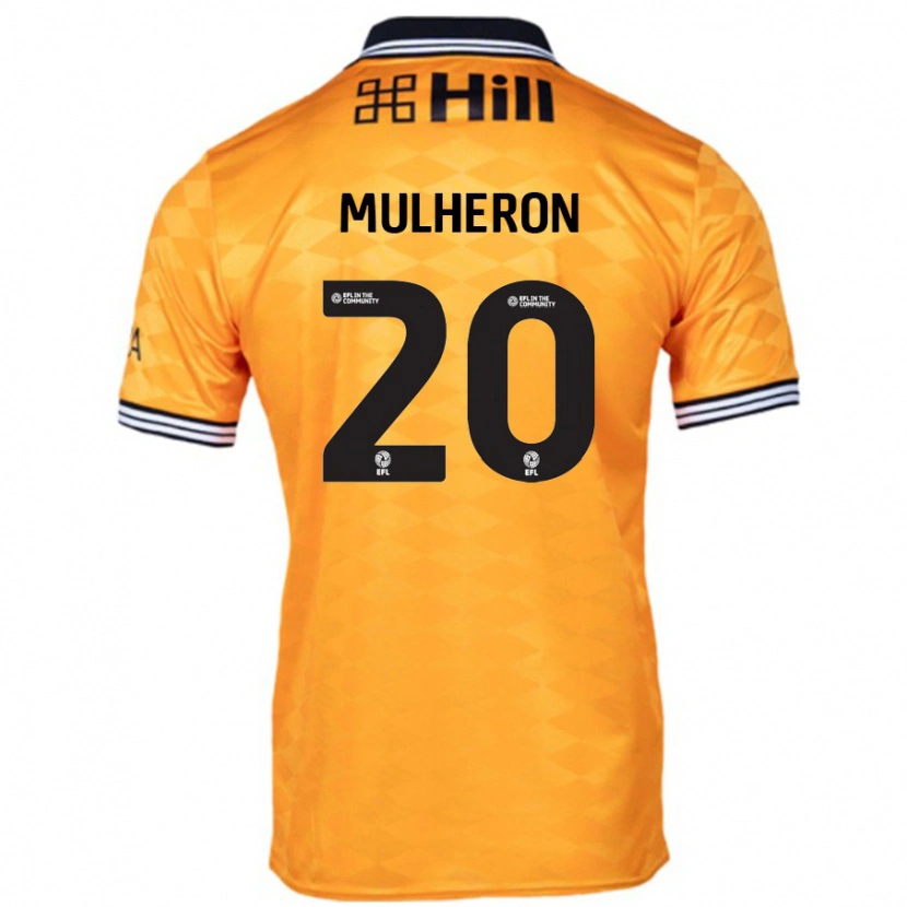 Danxen Män Bronwyn Mulheron #20 Orange Hemmatröja Matchtröjor 2024/25 Tröjor T-Tröja
