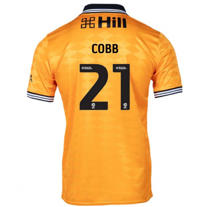 Danxen Män Serena Cobb #21 Orange Hemmatröja Matchtröjor 2024/25 Tröjor T-Tröja